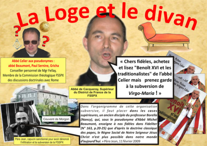 Abbé Celier et Abbé de Cacqueray FSSPX